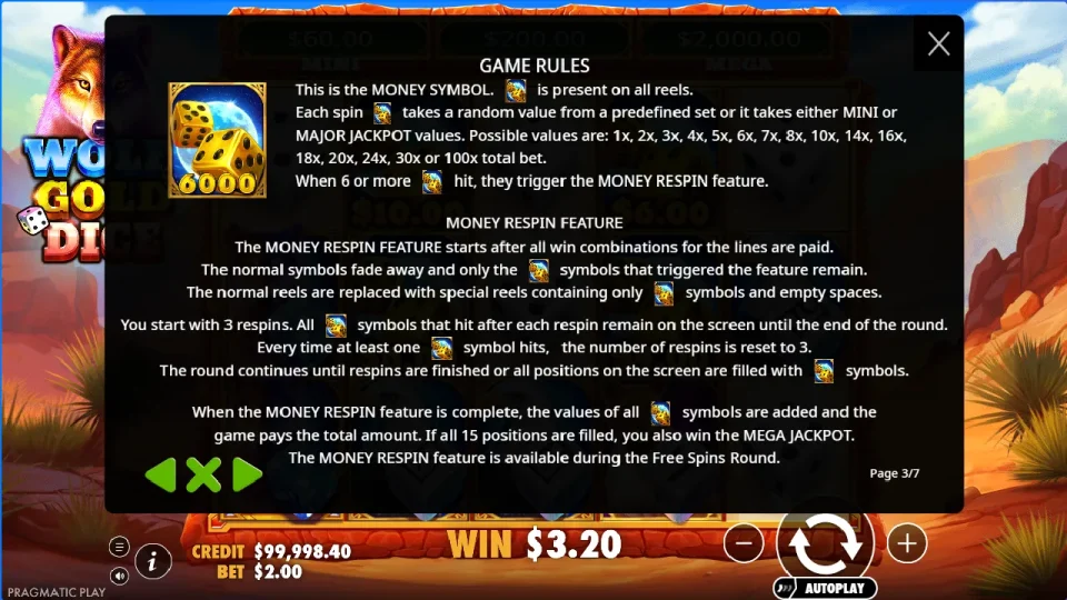 Wolf Gold Dice — screenshot 9