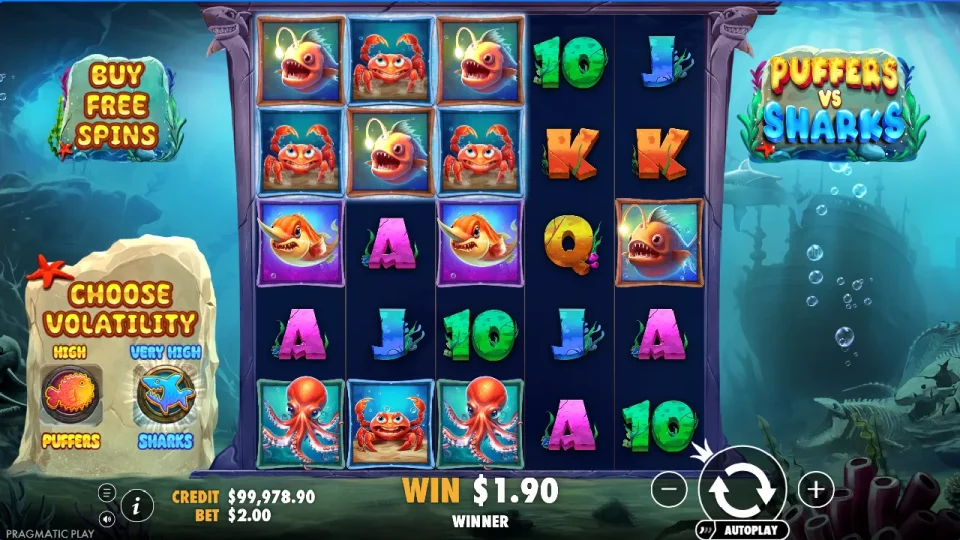 Puffers Vs Sharks — screenshot 9