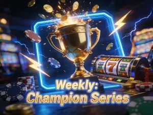 Champion Series weekly tournament promotional banner