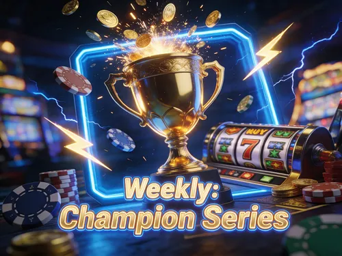 Champion Series weekly tournament promotional banner